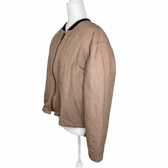 FREE PEOPLE Linear Quilted Bomber Jacket XS - Picture 6 of 7